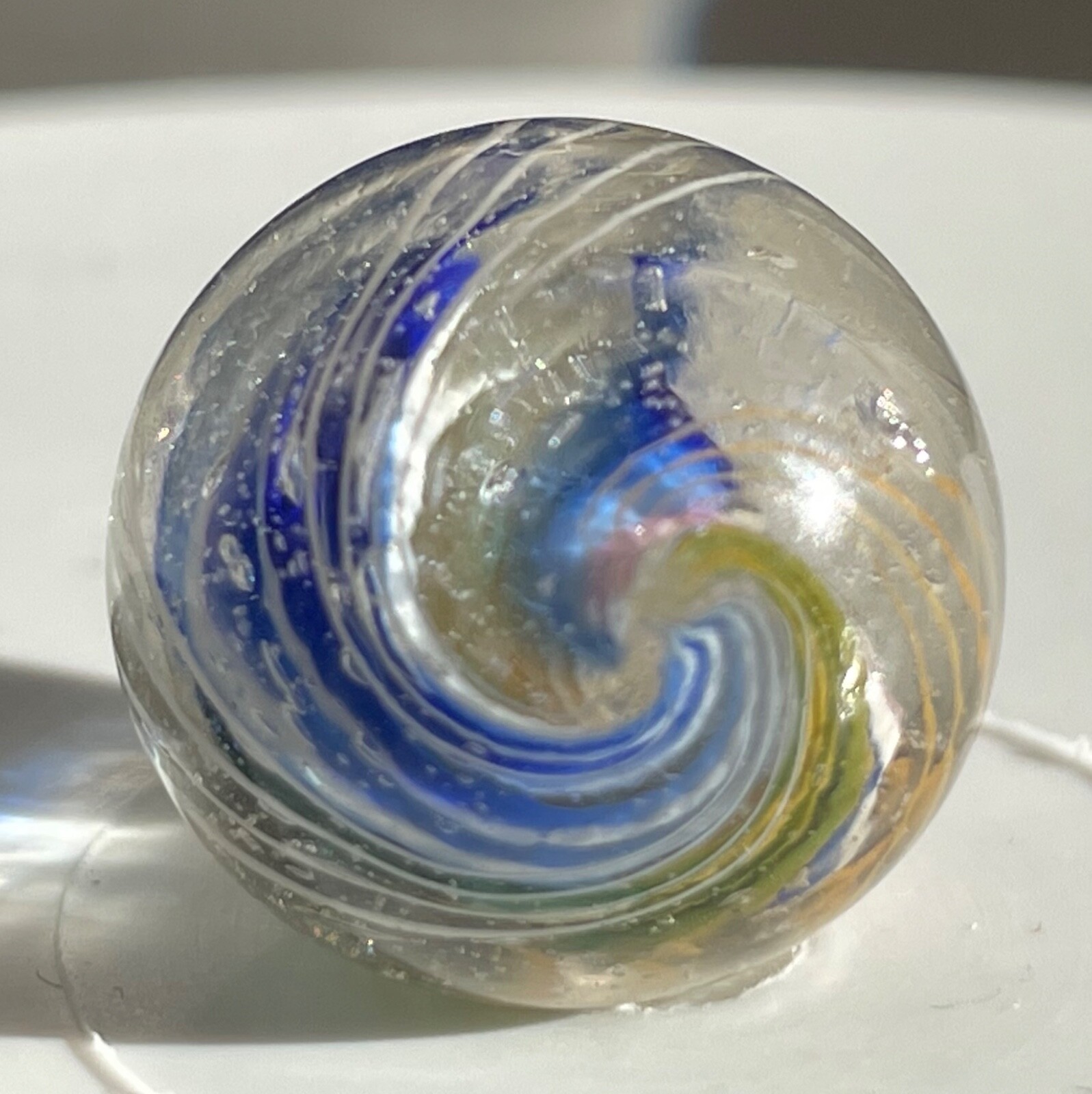 Stunning 3 Ribbon Divided Core Marble 18mm (11/16”)