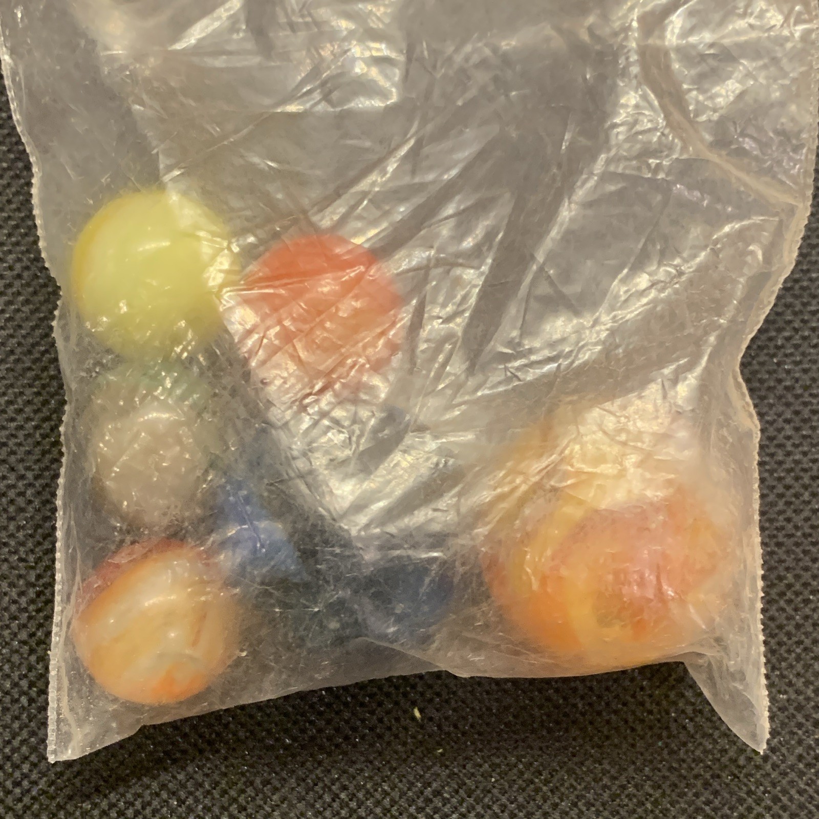 Vitro-Agates Agate Machine Made Glass Toy Marbles Bag Lot Made in USA