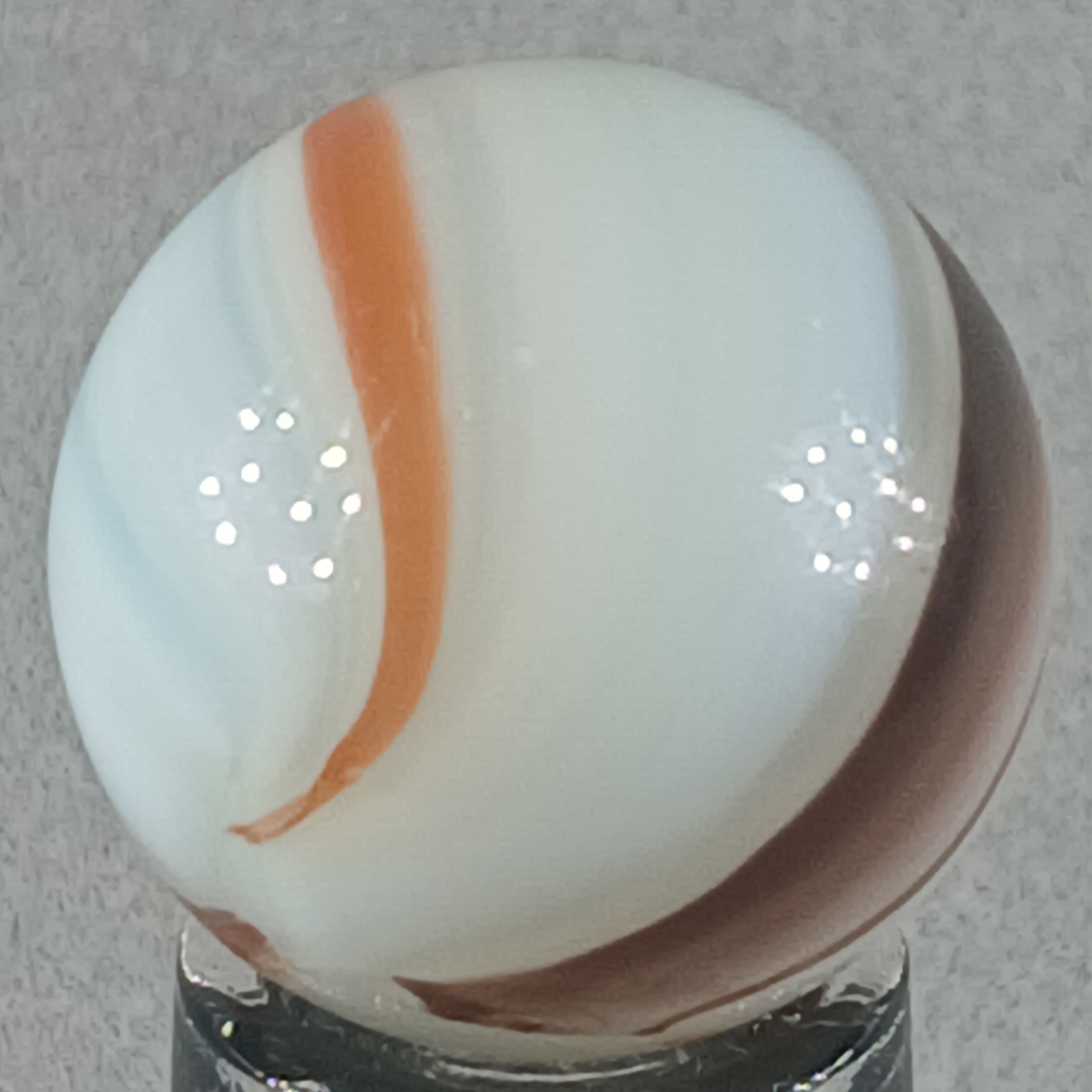 Vintage Imported Patch And Ribbon Marble .64 Inches Near-Mint Condition