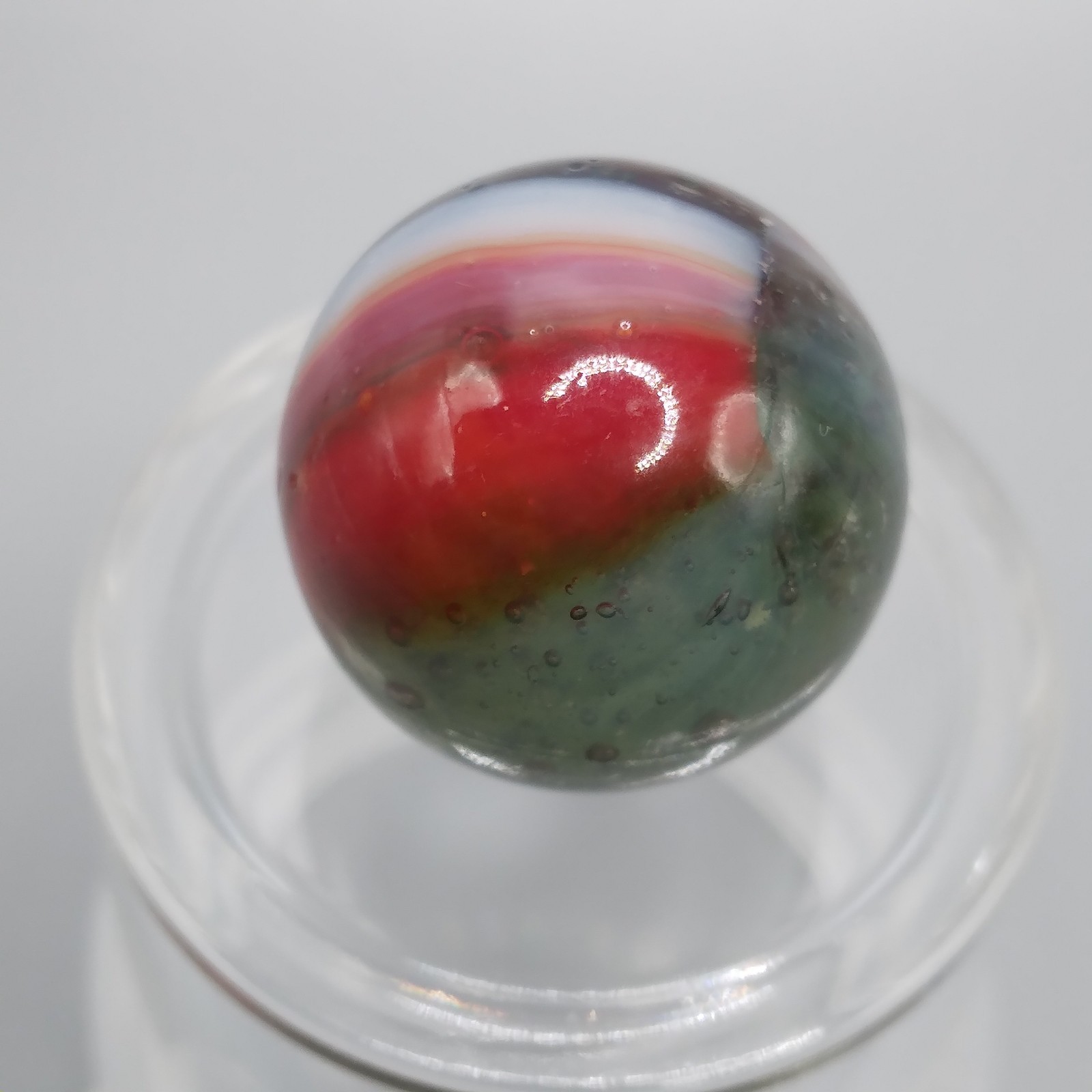 0.60″ Vintage Marble- Kokomo Peltier Vitro Marble King Akro – Quick List #Q37