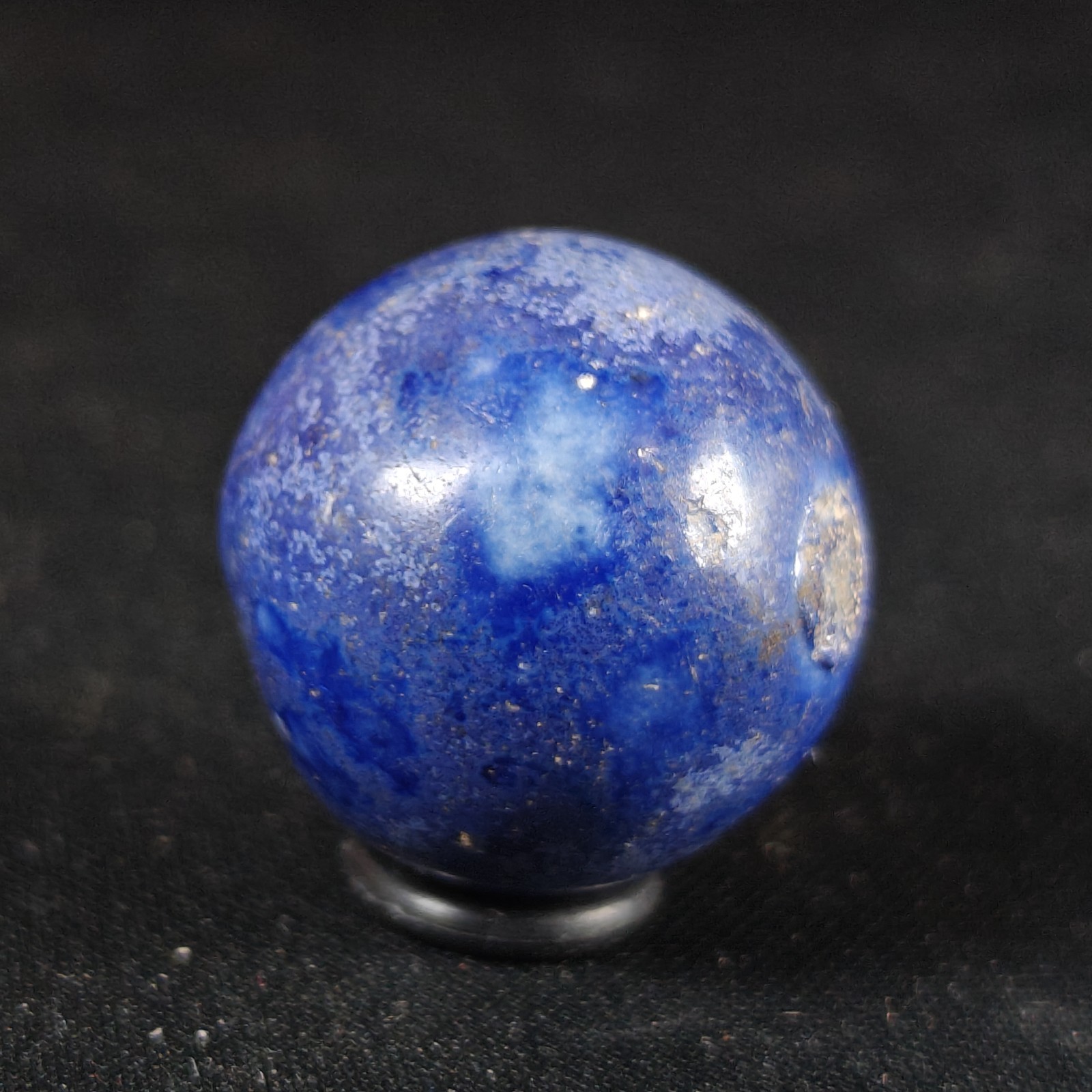 Vintage Marble – Bennington Fancy Glazed 1″ Blue Clay Shooter Boulder
