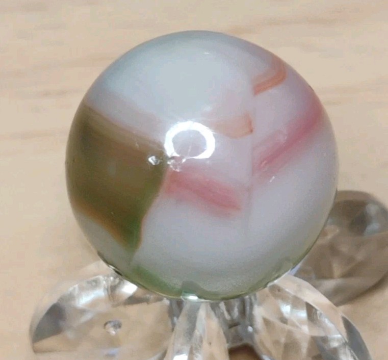 .64″ STUNNING VINTAGE MARBLE KING MARBLES W/ AV.🔥RARE HTF MINT-