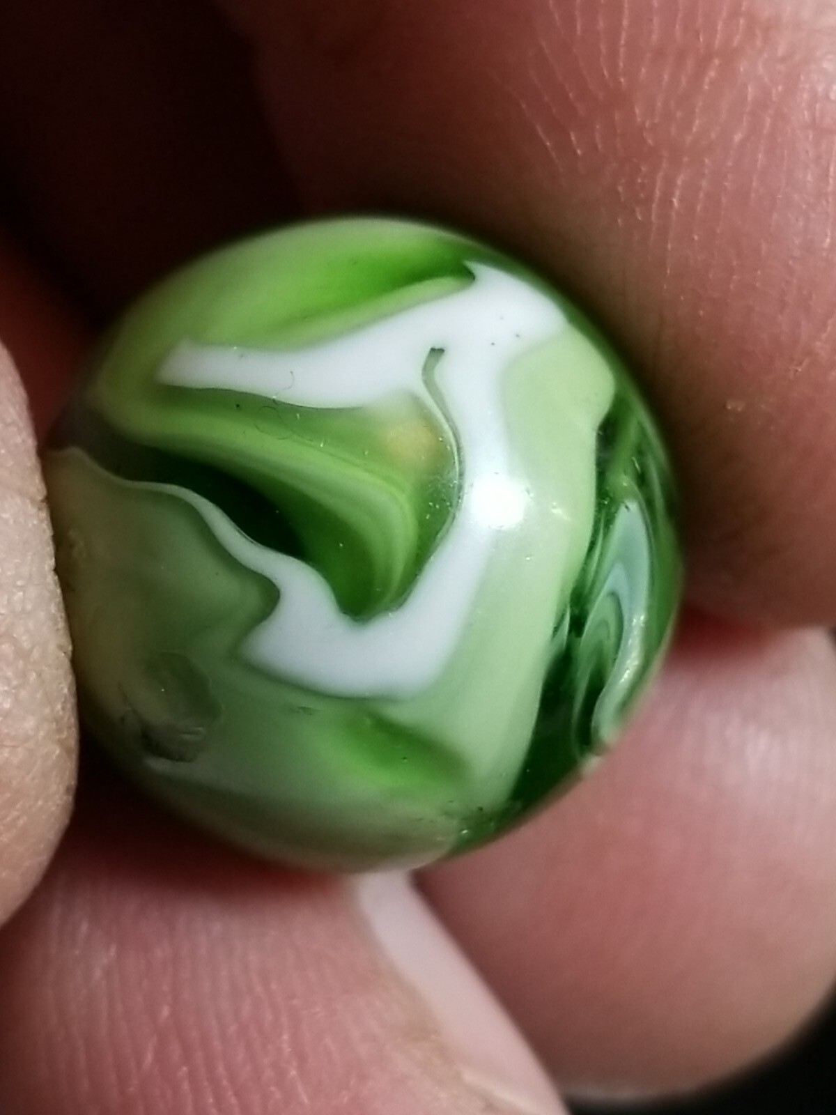 Christensen – 21/32″ – Striped Transparent Swirl – Mint Condition