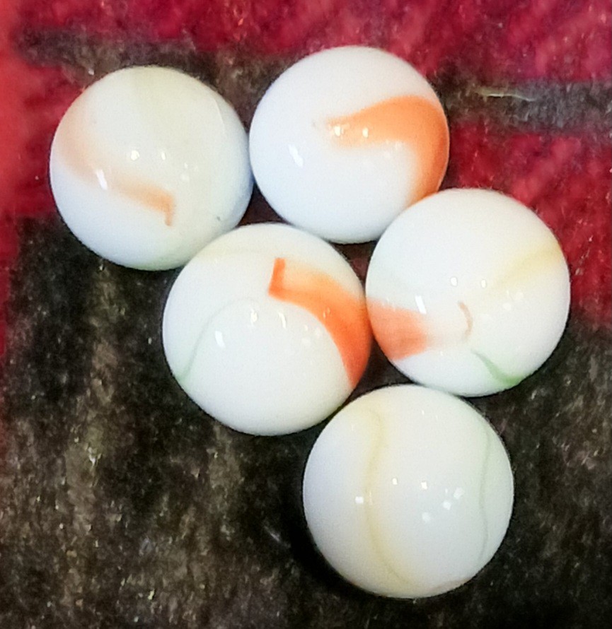 Unbranded Vintage Mixed Marbles Lot Of 7 Pcs Collectible Glass