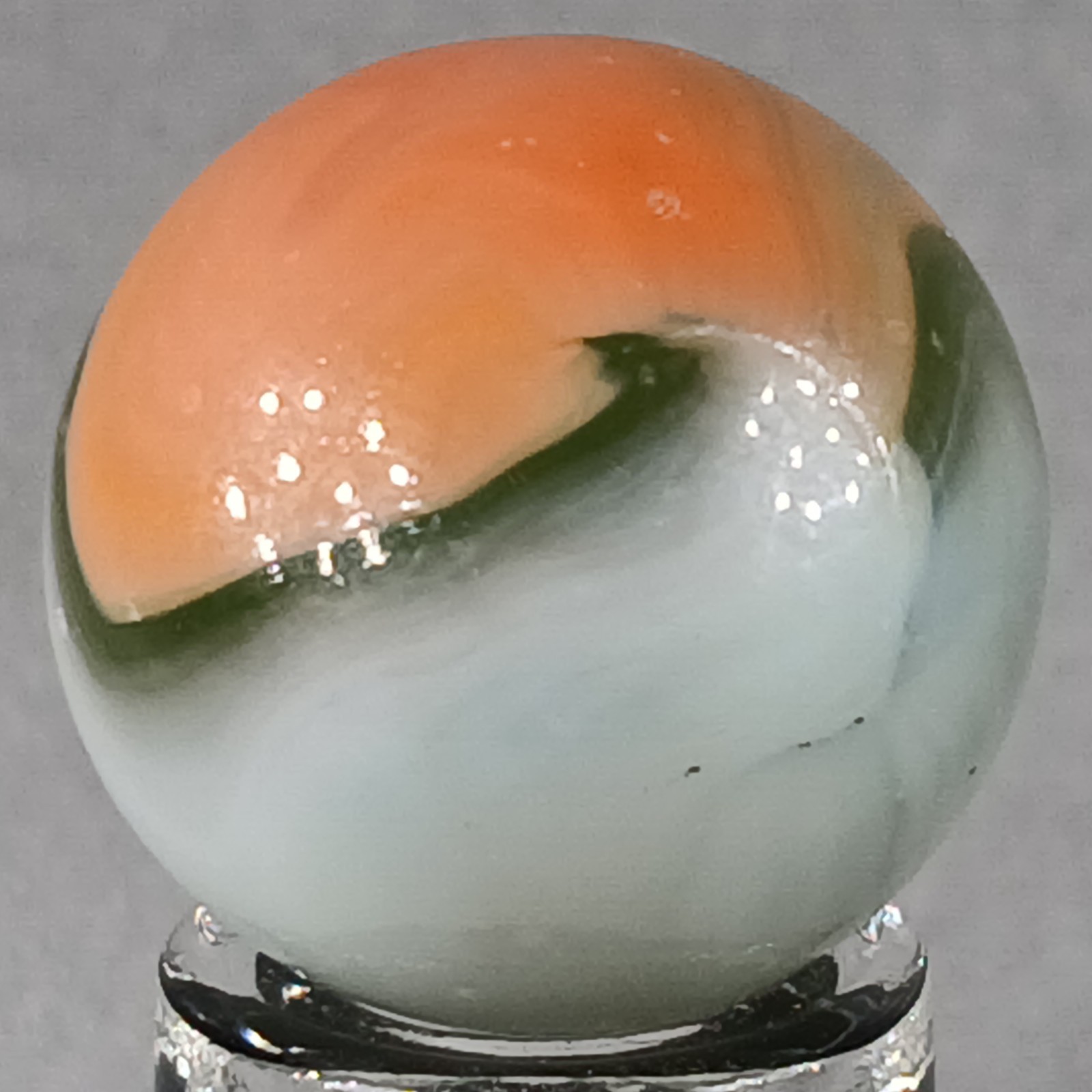 Vintage Vitro Conqueror Marble .60 Inches Near-Mint Condition