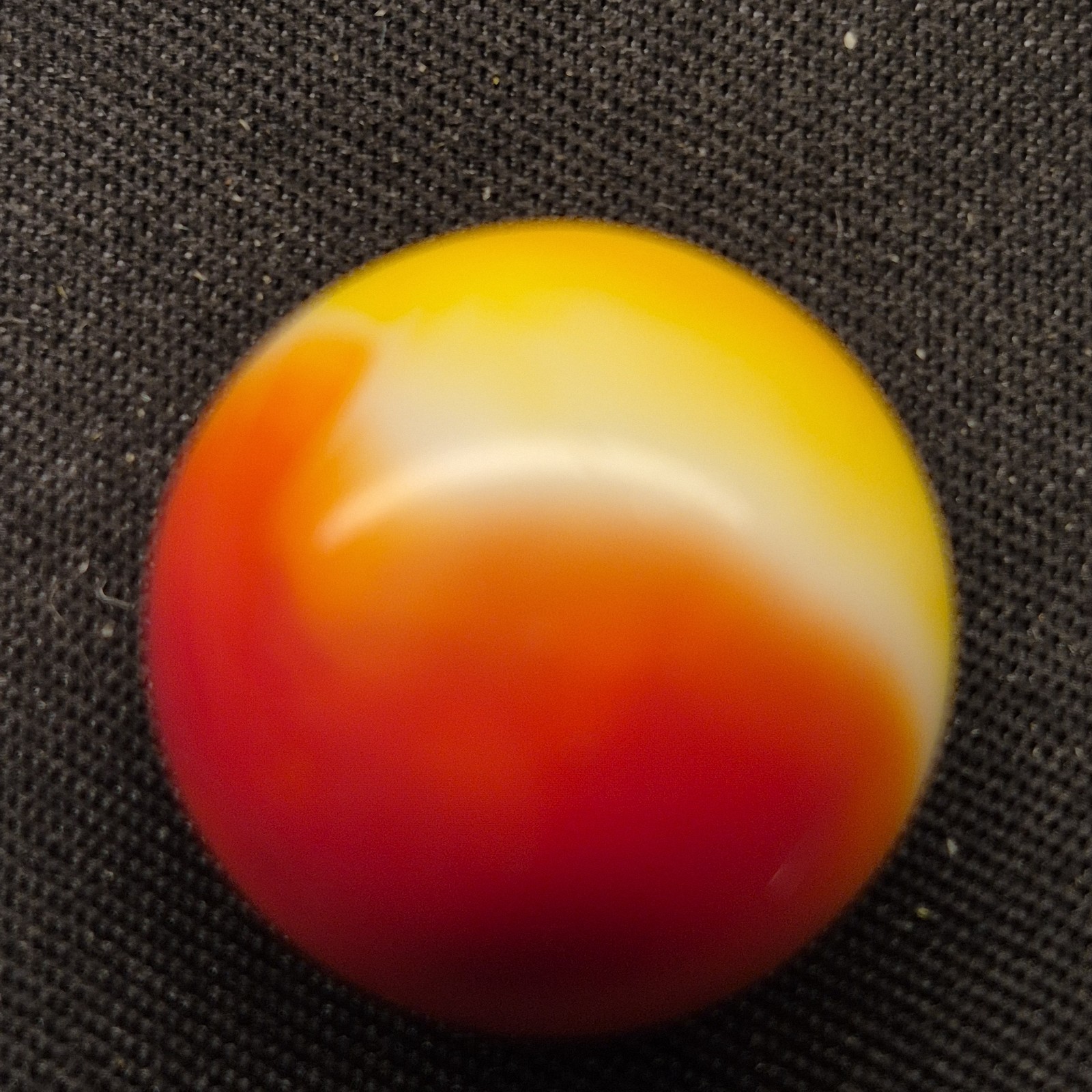 Vintage Akro Ketchup And Mustard UV Patch Marble .62 Inch Mint