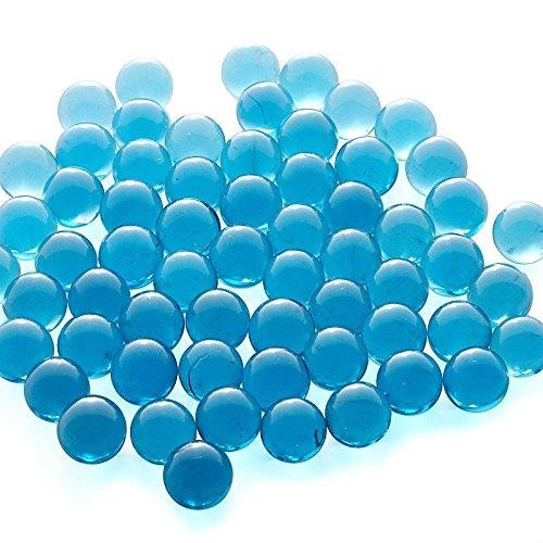 Generic Blue Marbles – 3.5 pounds for vase Filler and Decor, Medium