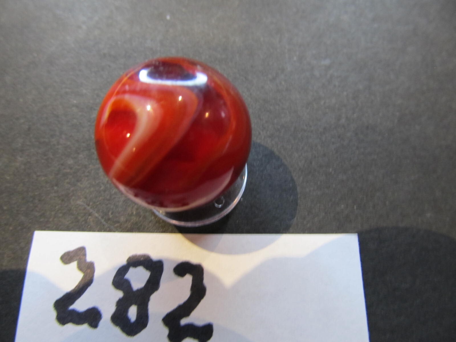 MARBLES: BEAUTIFUL 2008 JABO RED SPECIAL RUN MARBLE (MINT)
