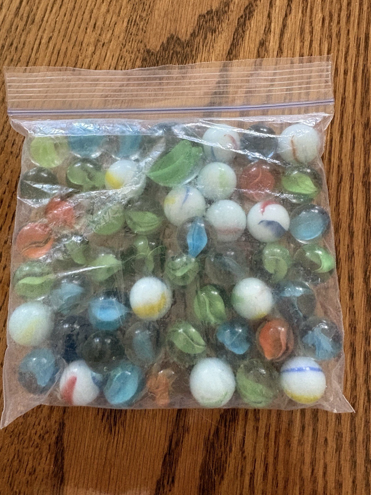 Vintage Hershey’s Cookbook And A Bag Of Of Marbles With Shooter Marble