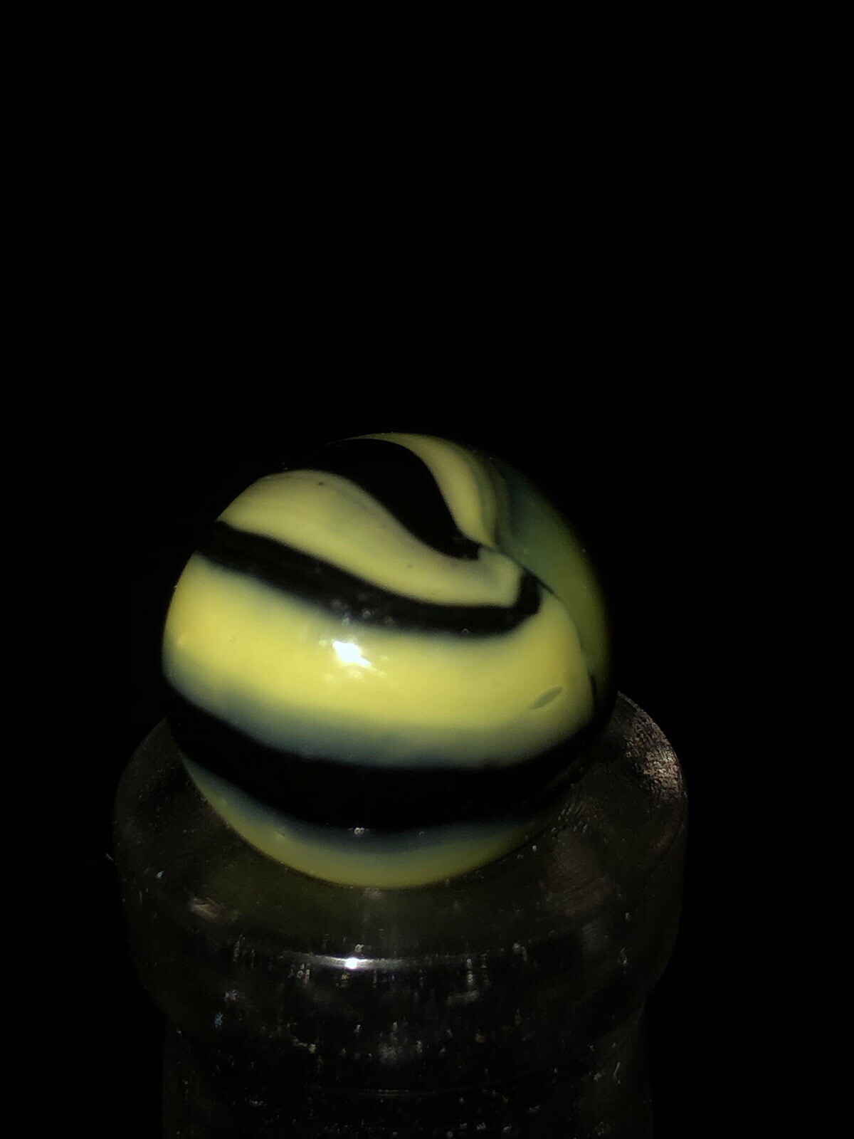 Old machine made marble wasp bumble bee gorgeous “2 FREE old ones included”