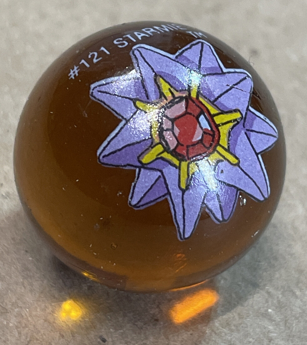 POKEMON STARMIE MARBLE #121 Orange Limited Edition Original