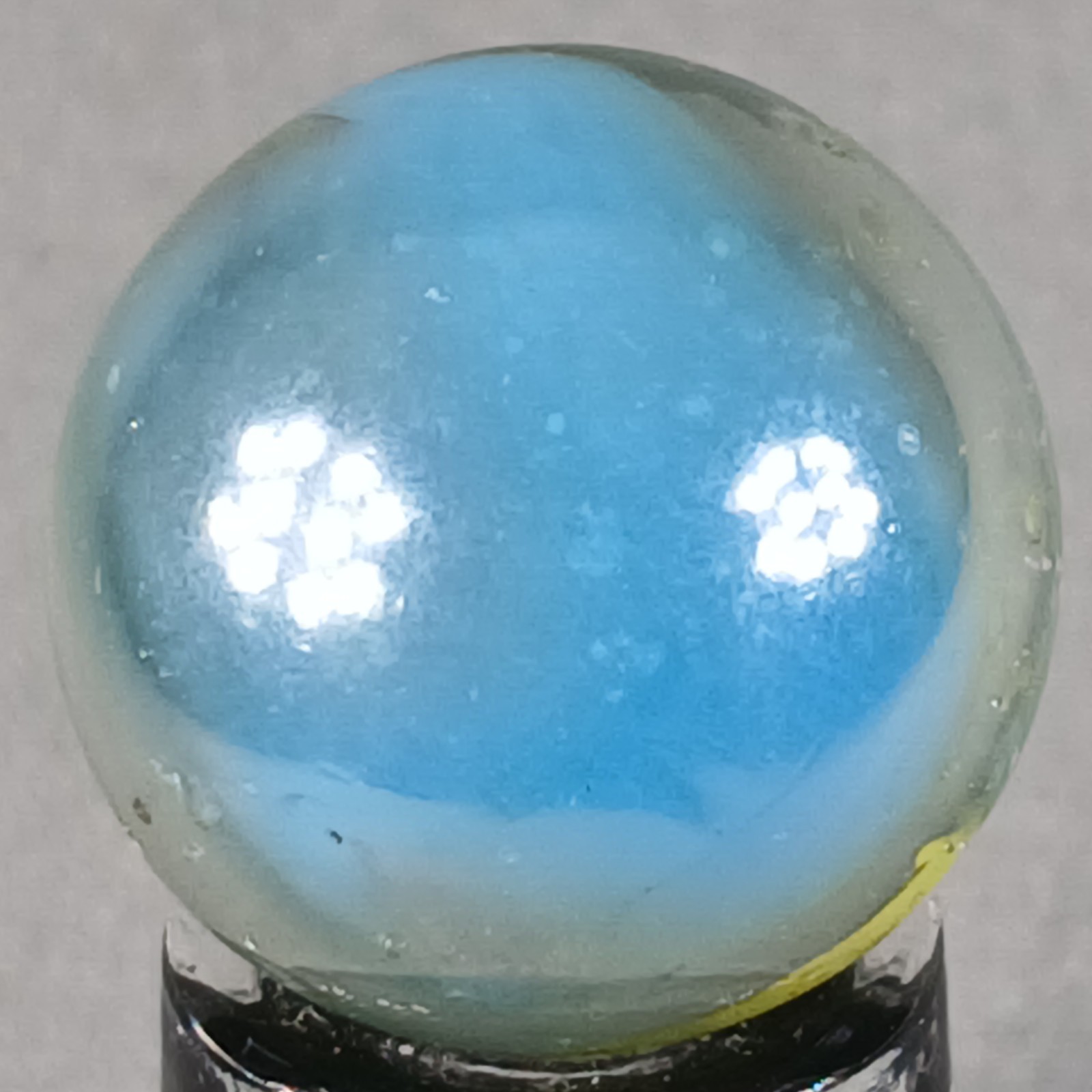 Vintage Imported Iridescent Patch Marble .62 Inches Near-Mint Condition