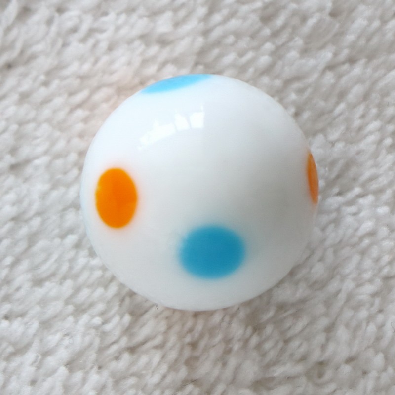 16mm Speckled Glass Marbles Beads Vase Fish Tank Decor Classic Kids Toy Game