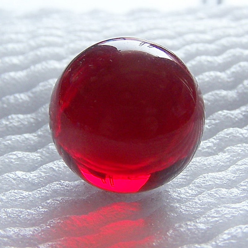 25mm Crystal Glass Ball Beads Marbles Colorful Decorative Sphere DIY Toy Game