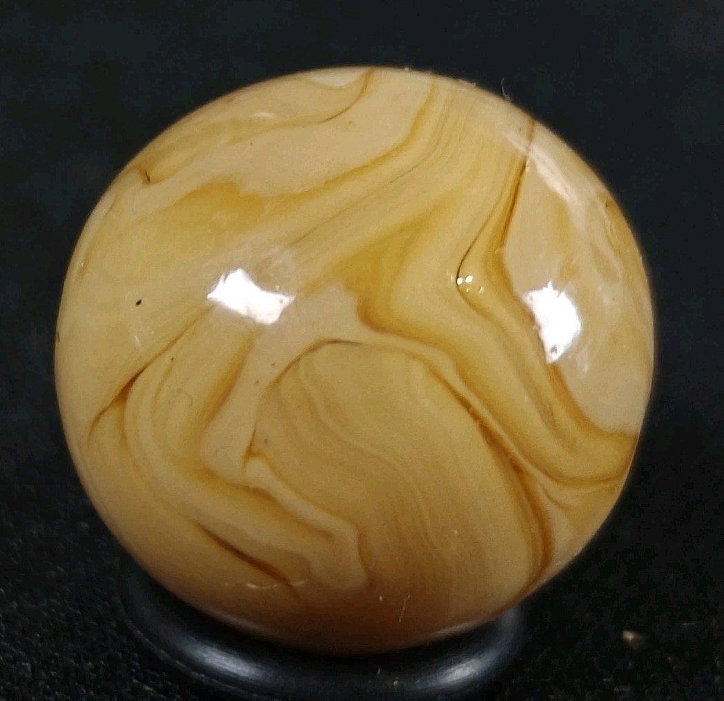 Vintage Marble – Brown Swirl Alley / Champion Furnace .66″
