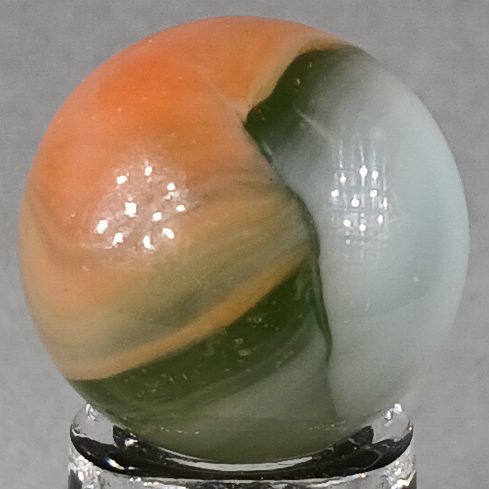 Vintage Vitro Conqueror Marble .60 Inches Near-Mint Condition