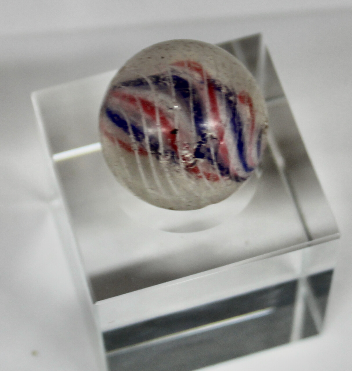 Original Vintage Bird Cage Solid Core Marble 15/16”