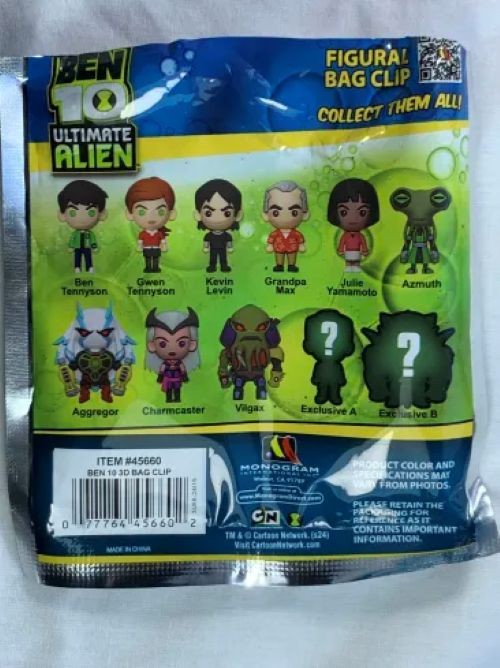 Ben 10 Ultimate Alien Characters Blind Bag Figural Bag Clip – Kevin