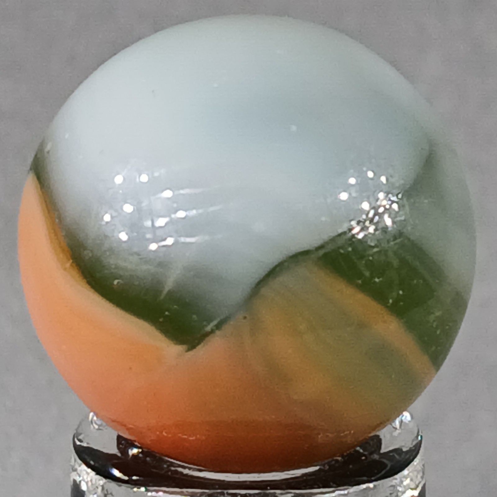 Vintage Vitro Conqueror Marble .60 Inches Near-Mint Condition