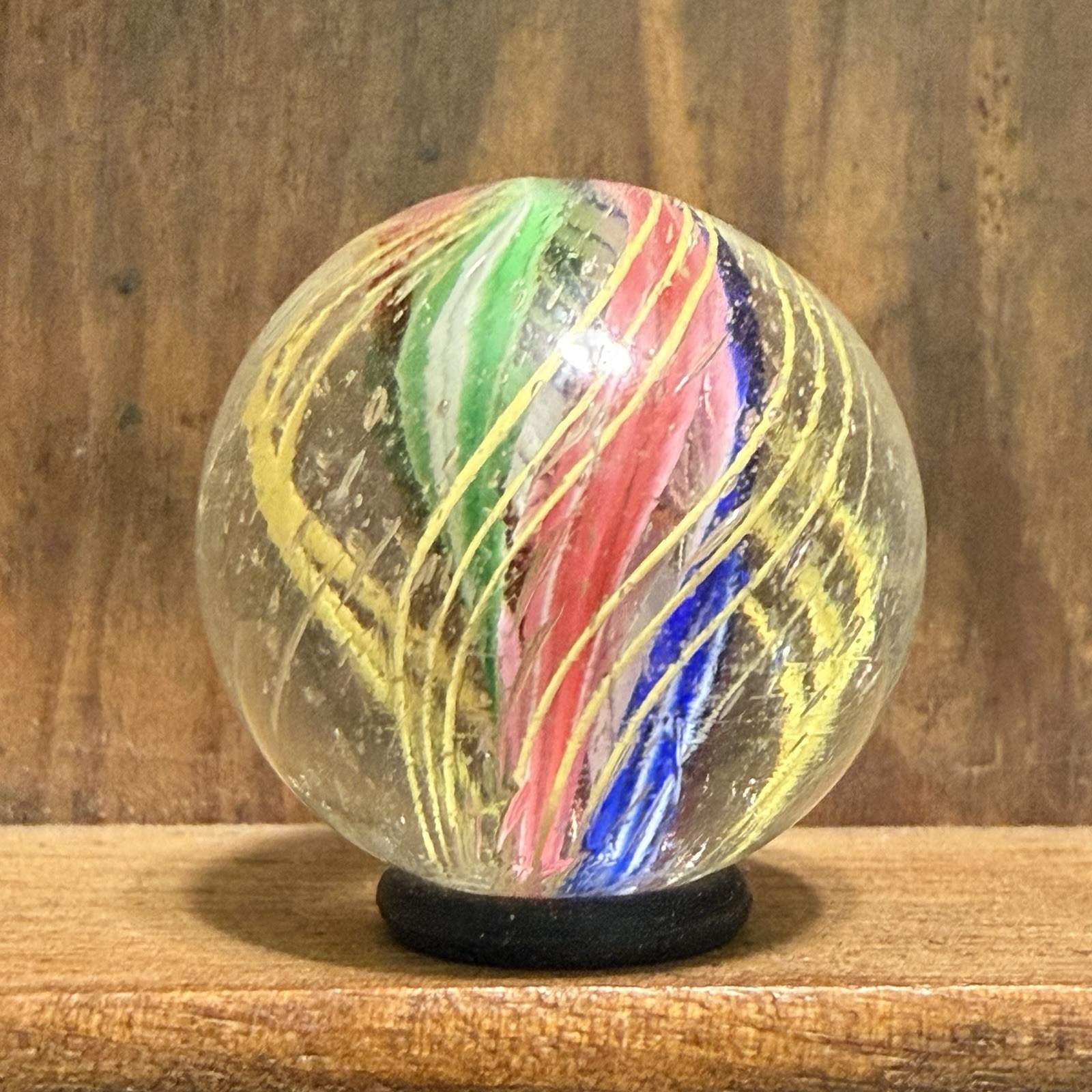Antique Handmade Divided Core Marble 15/16” Near Mint(+) | 318