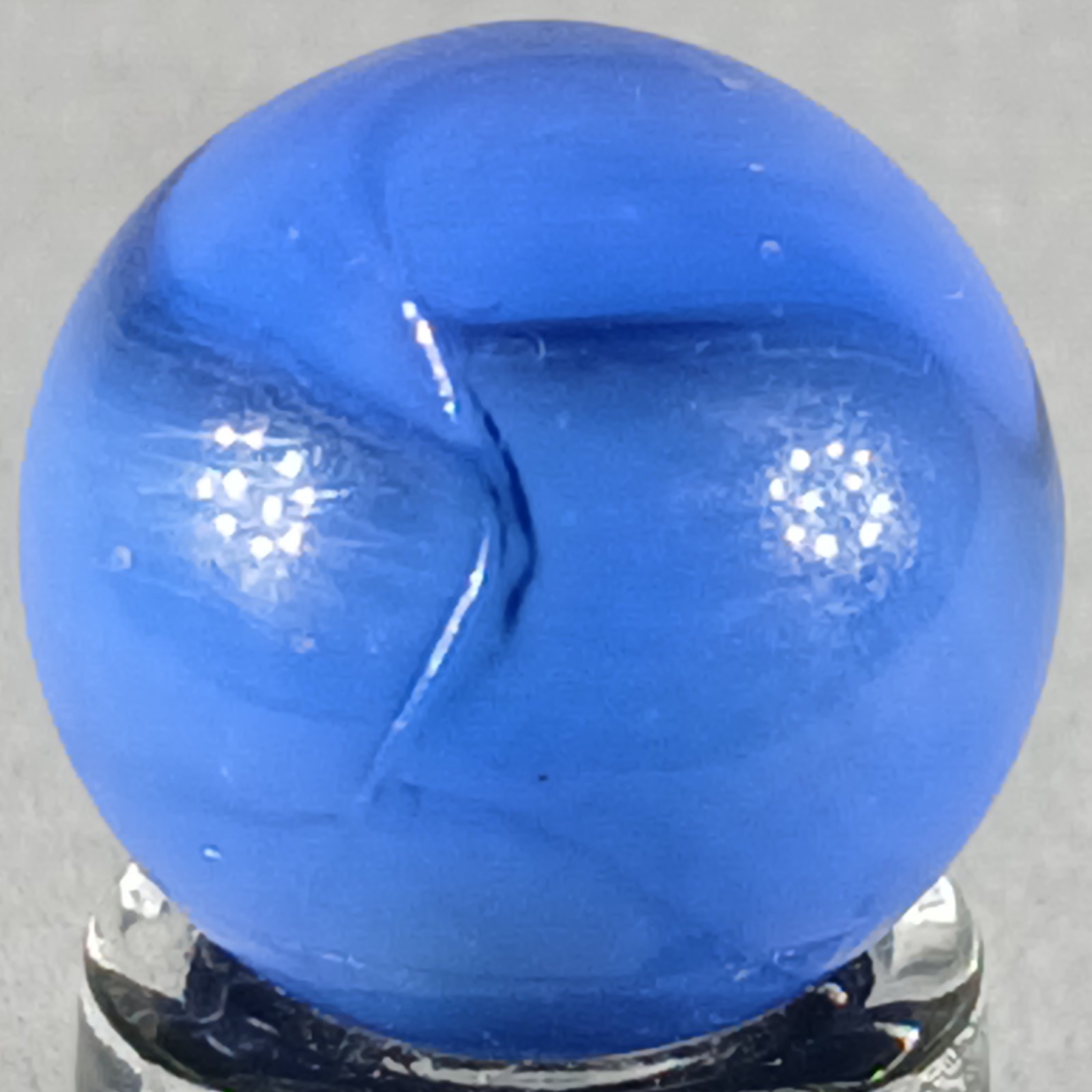 Small Vintage Vitro Conqueror Marble .55 Inches Near-Mint Condition