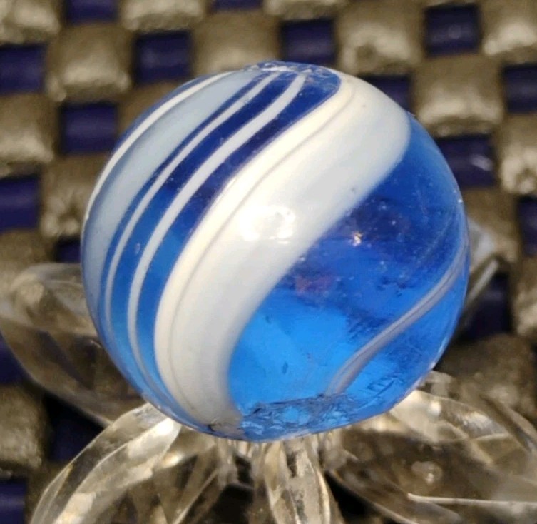 .60″ – ANTIQUE GERMAN MARBLES🔥BANDED CORELESS NM+