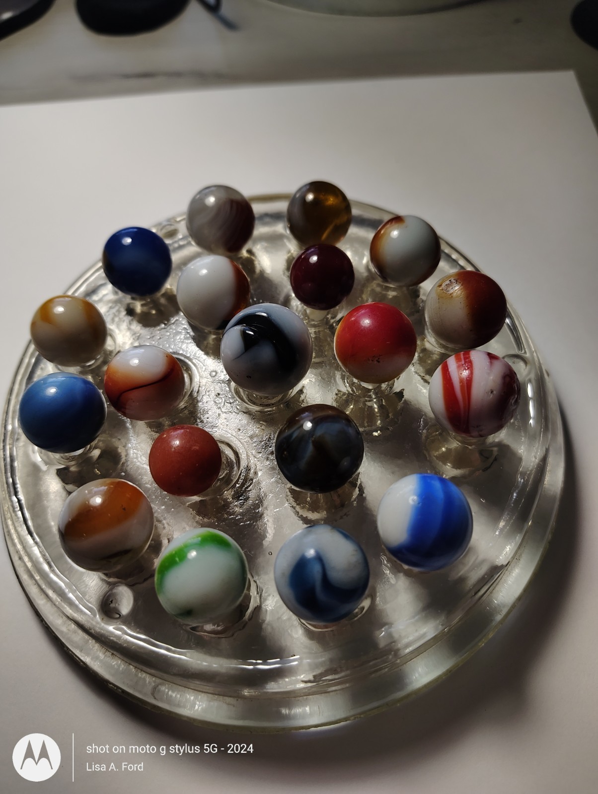 Vintage Marbles Lot of 19 Akro Agate Peltier Vitro Alley Estate Find WOW LOOK!