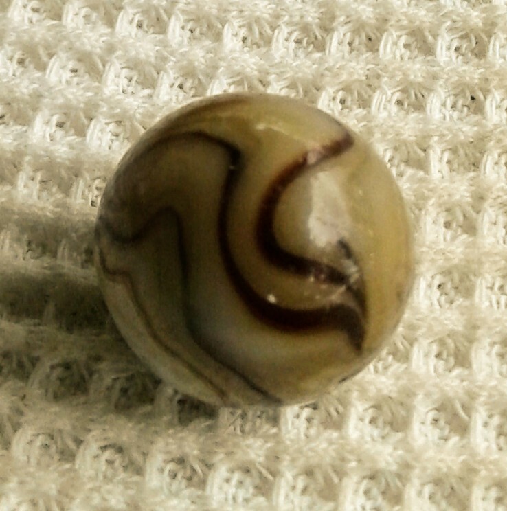 11/16″ Alley agate Drizzle Swirl Marble In Beautiful Mint Condition Check…