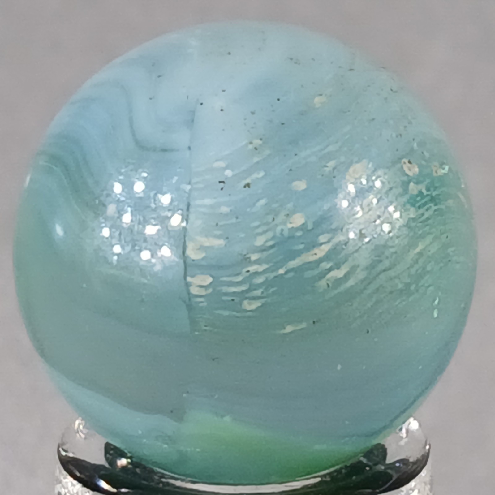 Vintage Vitro Conqueror Marble .60 Inches Near-Mint Condition