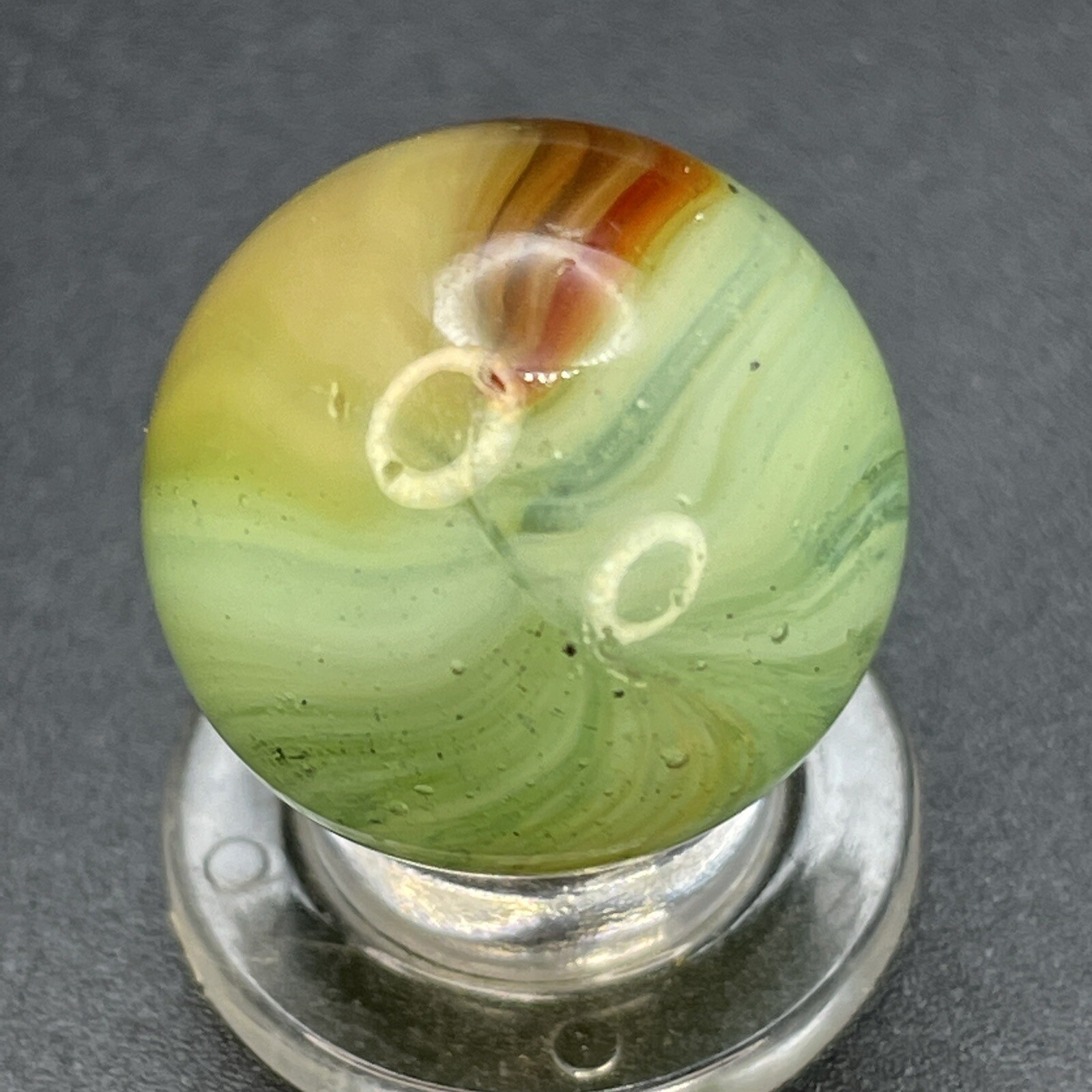 Master Sunburst Marble Multi Color Master Sunburst Marble Vintage Marbles 0.669”