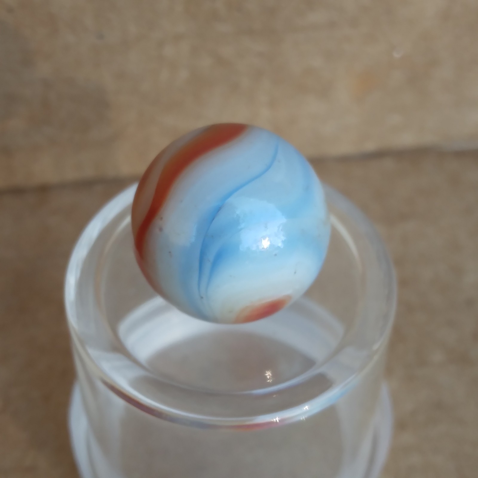 .58″ Vintage Marble- Red White Blue Liberty- Alley Ravenswood Heaton Champion