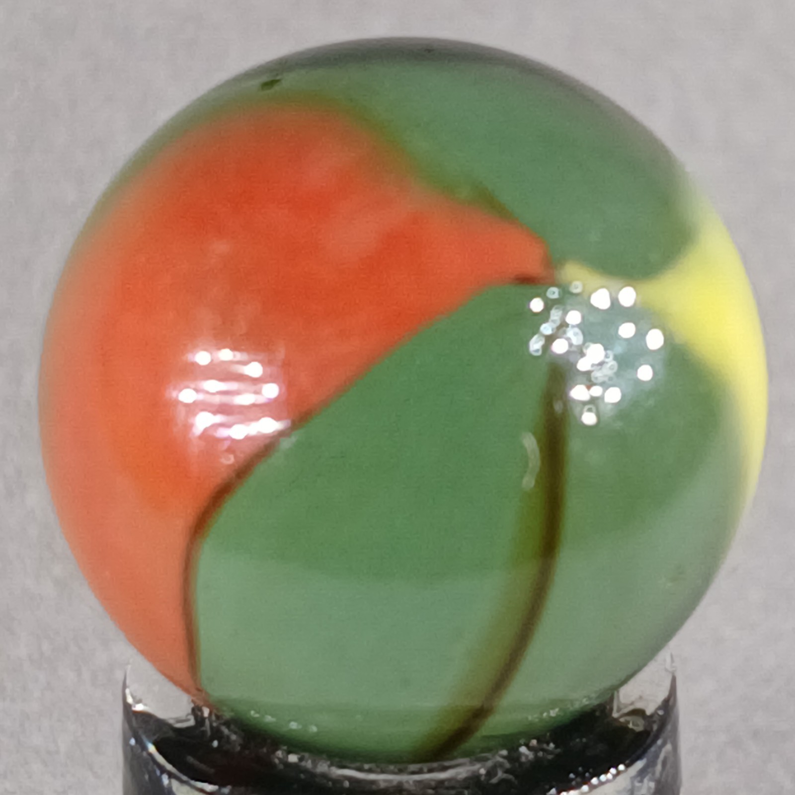 Vintage Imported Patch And Ribbon Marble .62 Inches Near-Mint Condition