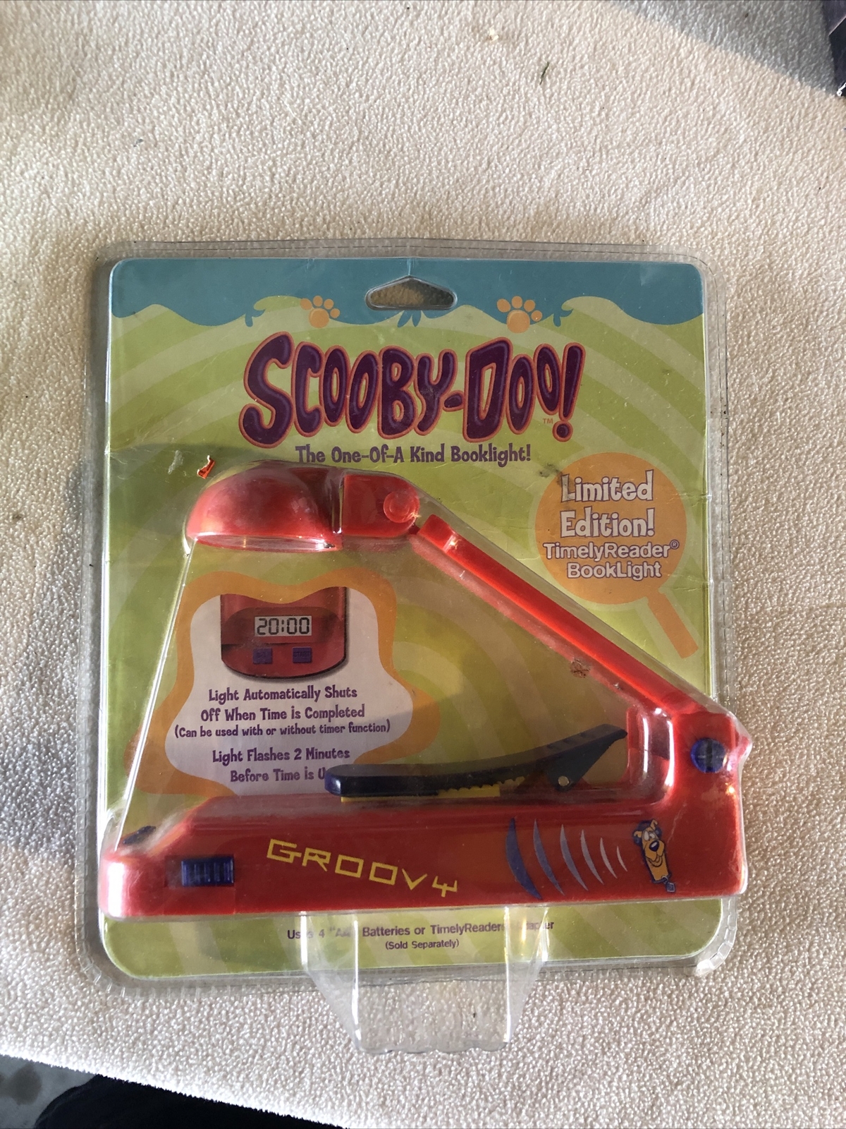 Scooby Doo The One Of A Kind Booklight Limited Edition Timely Reader Book light