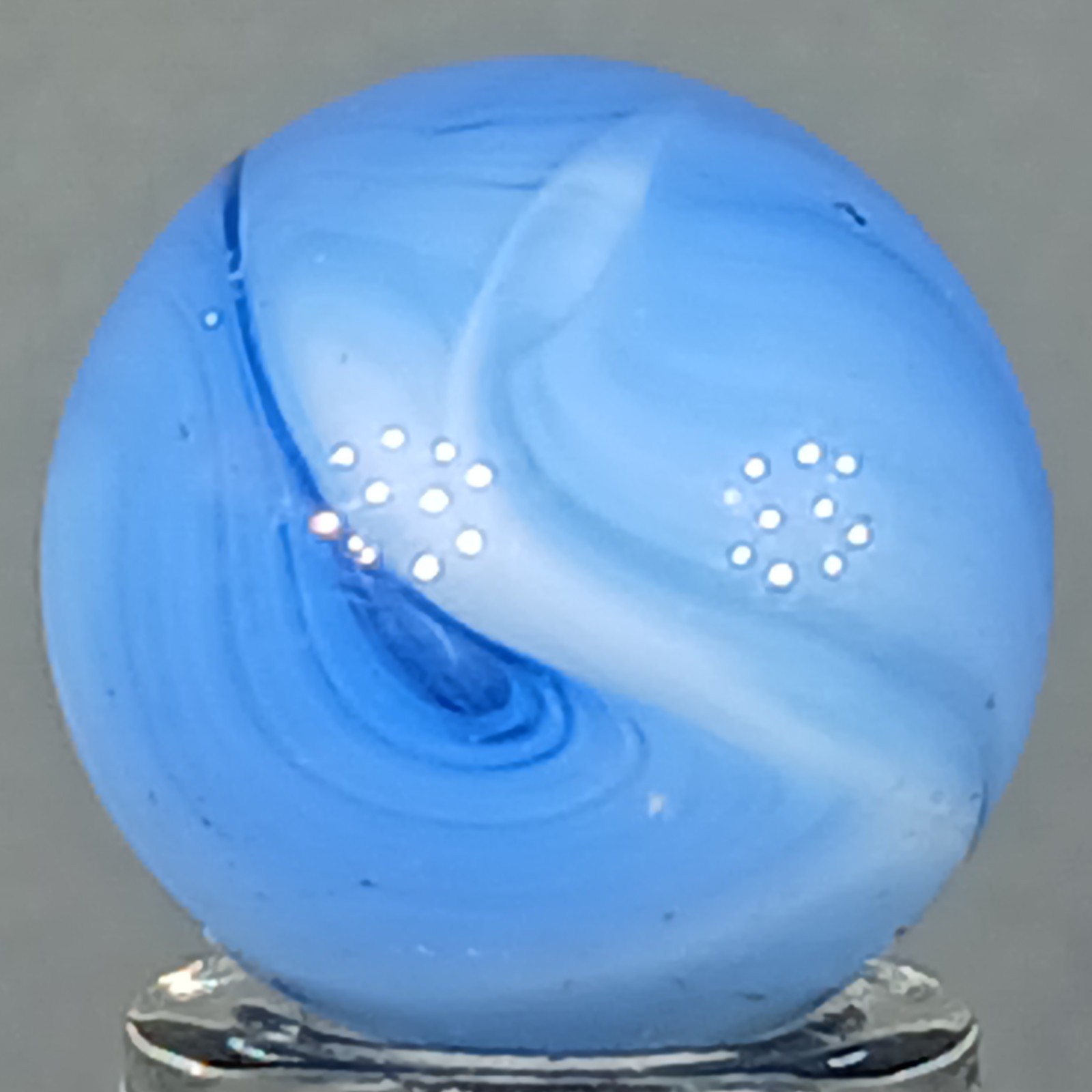 Vintage Champion Swirl Marble .59 Inches Near-Mint Condition Combined Shipping