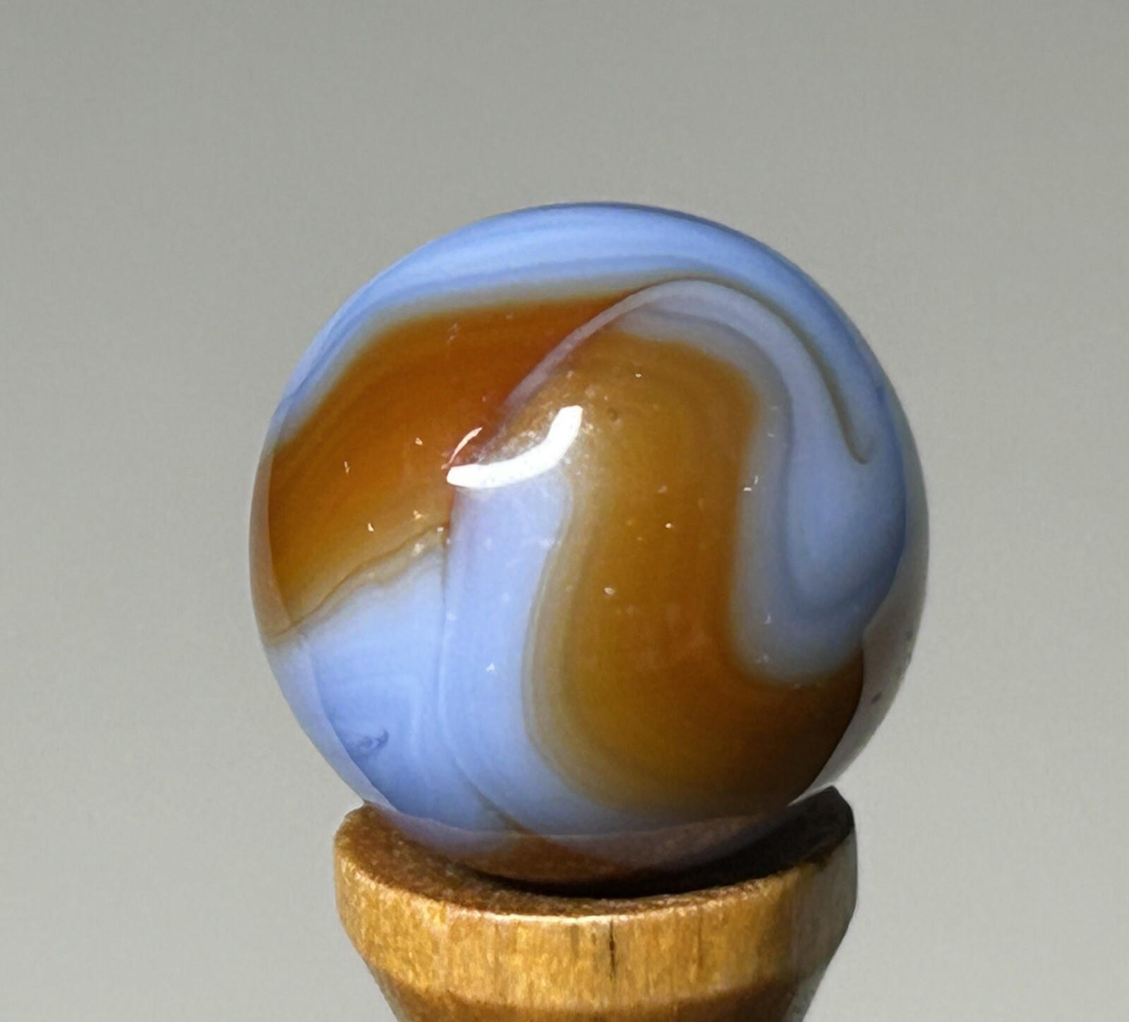 Heaton Agate Rotten Robin Swirl Marble .60” NM(+)
