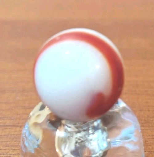 Vintage Peltier Rainbow Marble Baseball .62