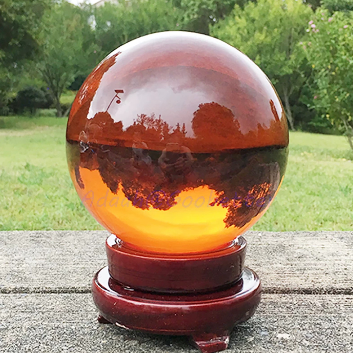 20/30/50/80/100mm Brown Crystal Glass Ball Marbles Craft Ornaments Home Decor