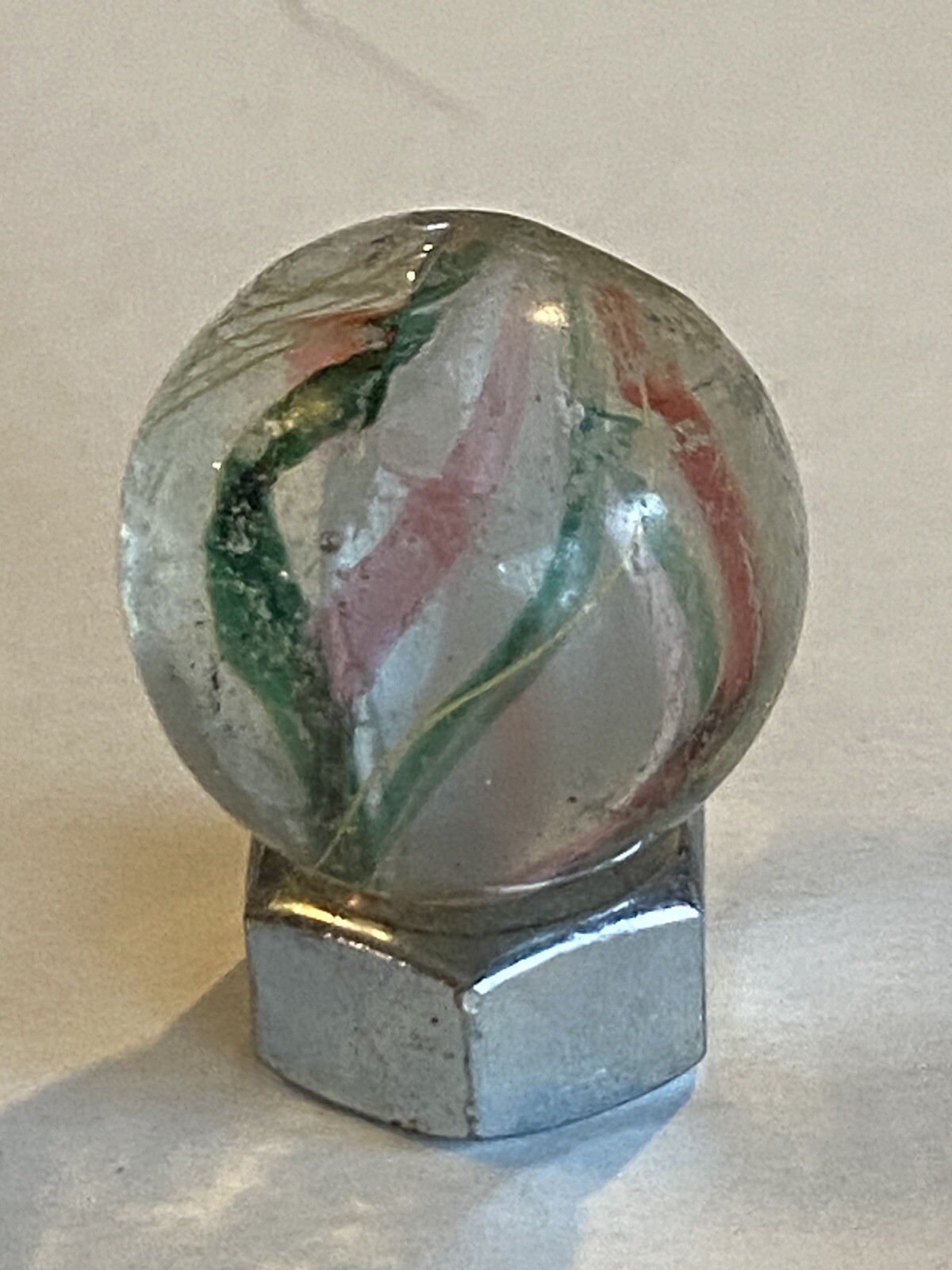 GERMAN RIBBON CORE SWIRL MARBLE 11/16″ (.686″) (2B)