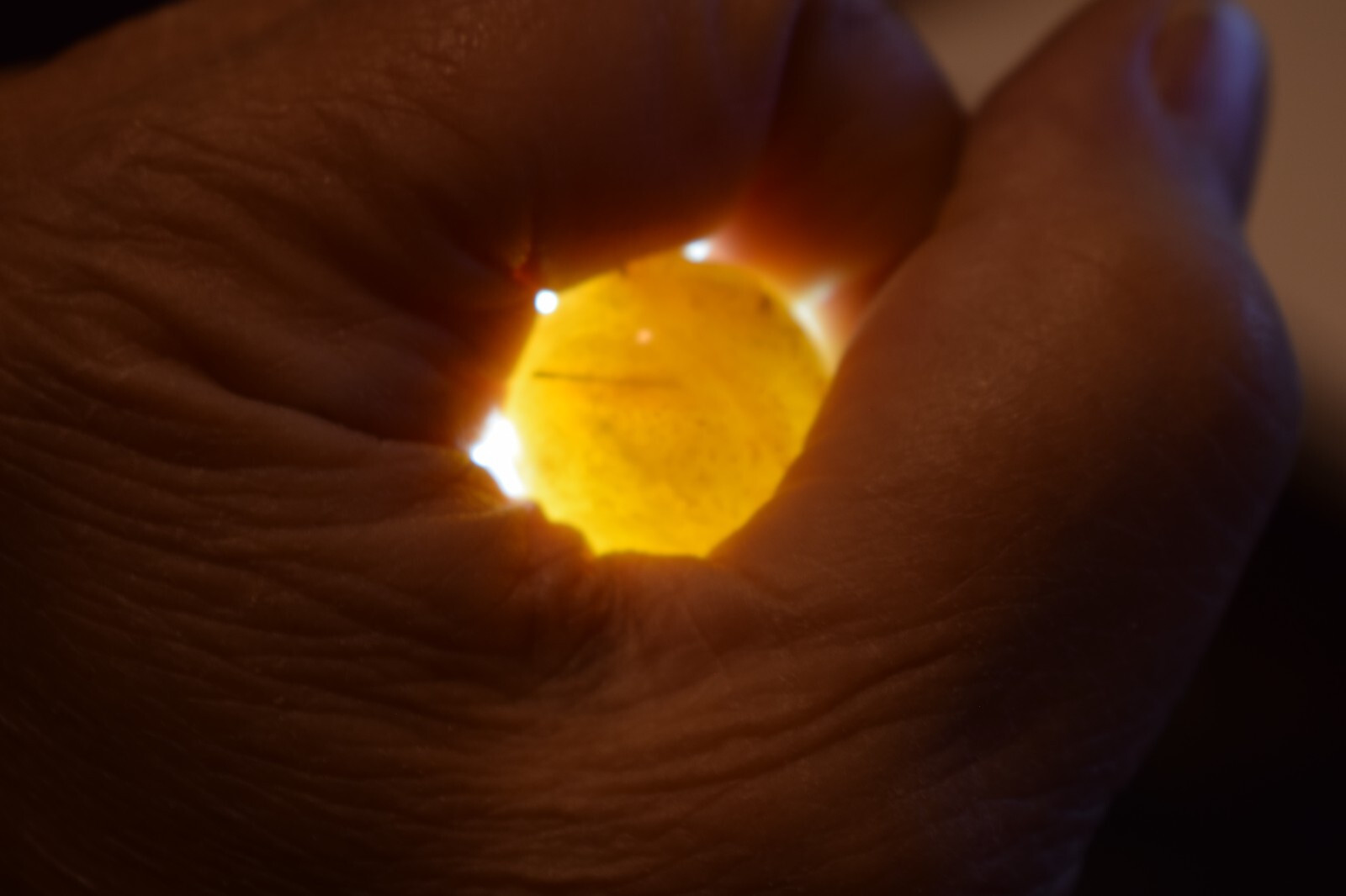 AMBER BASE AGATE Mineral simi Transparent Toy Marble .796″=51/64″=20mm Mint
