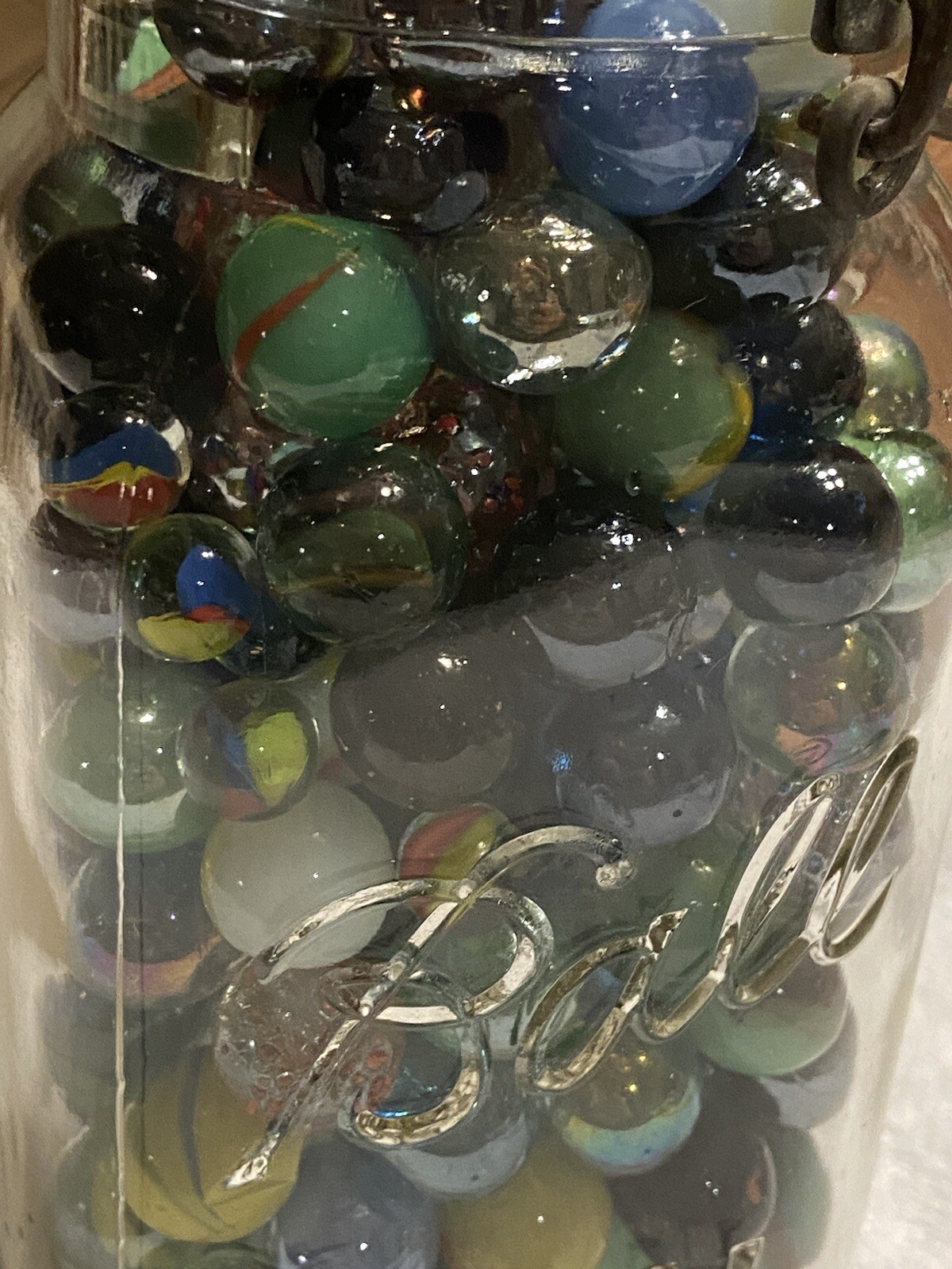 Marble Collection Lot Of 150+ Vintage Antique Glass Collectable Marbles