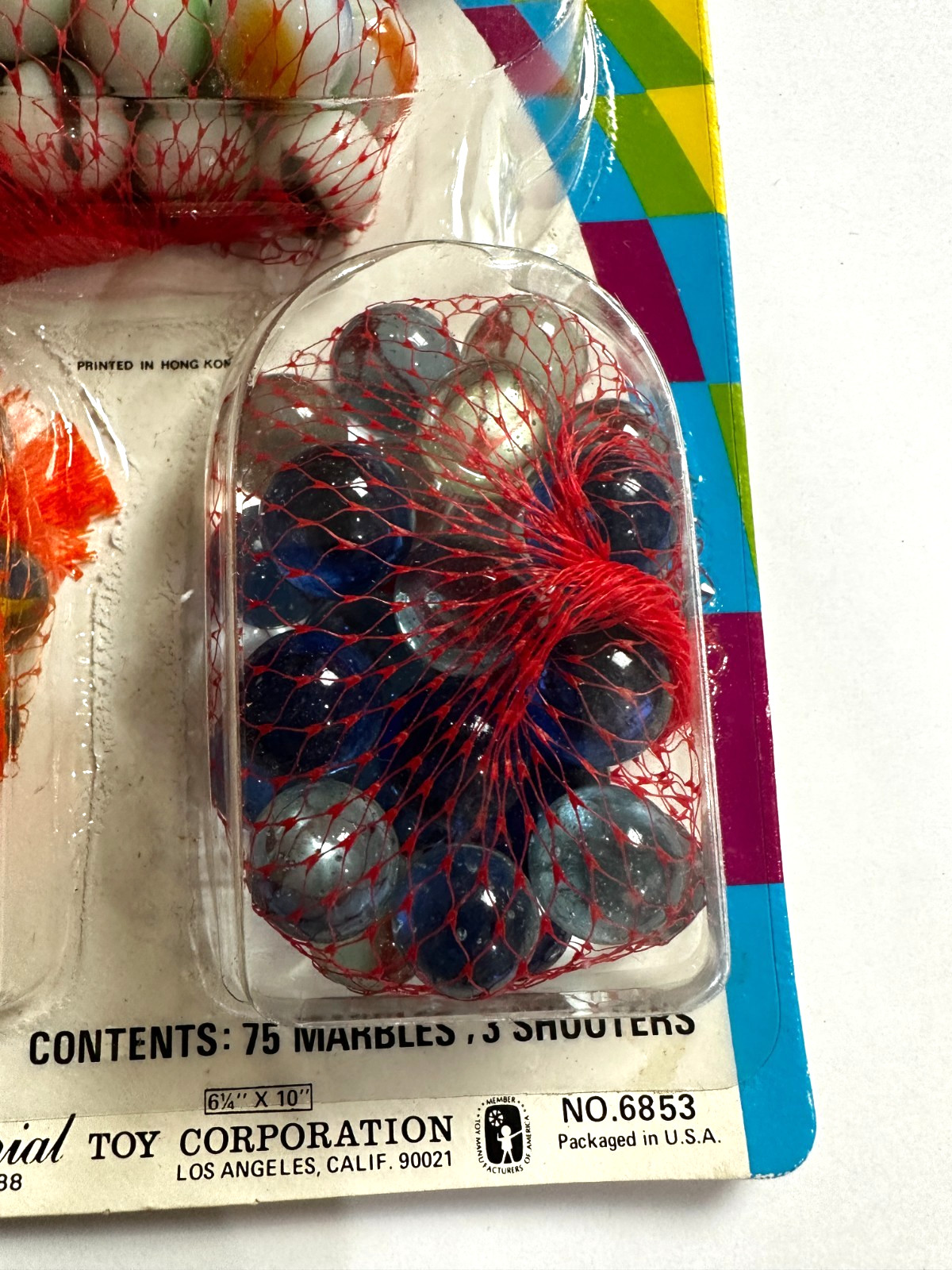 Lot of 2 Imperial Toy Corp 75 Marbles with 3 Super Shooters No 6853 1988