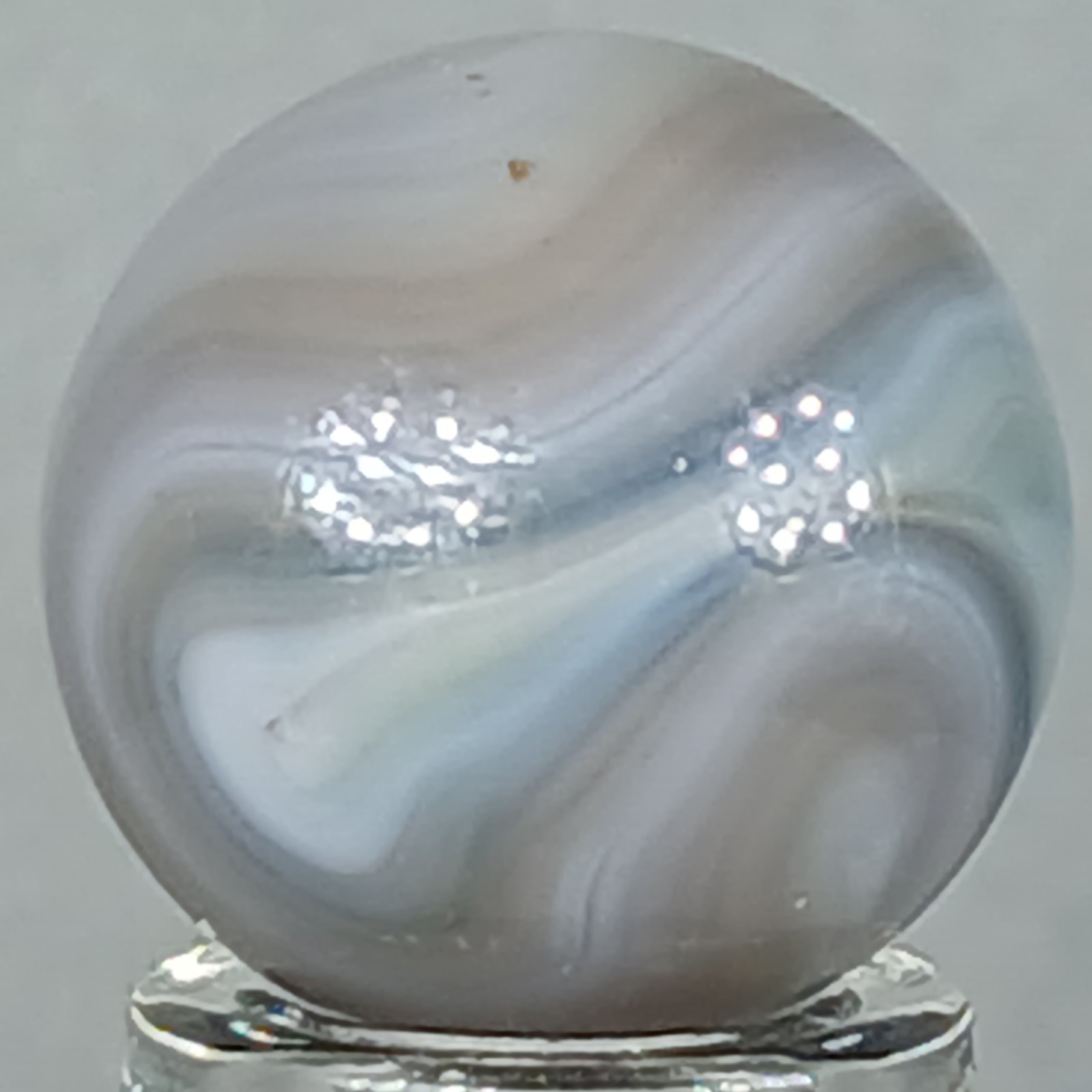 Vintage Champion Swirl Marble .59 Inches Near-Mint Condition Combined Shipping