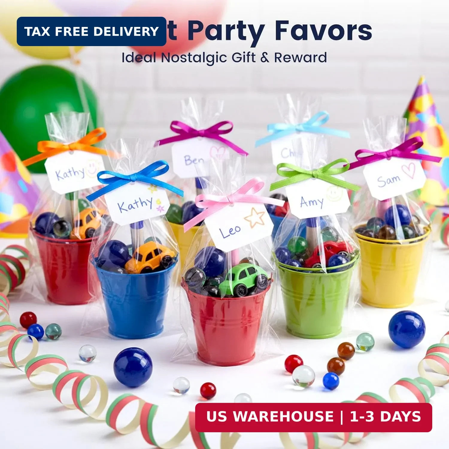SallyFashion 145PCS Colorful Marbles Bulk, Glass Marbles with Jar, Assorted Size