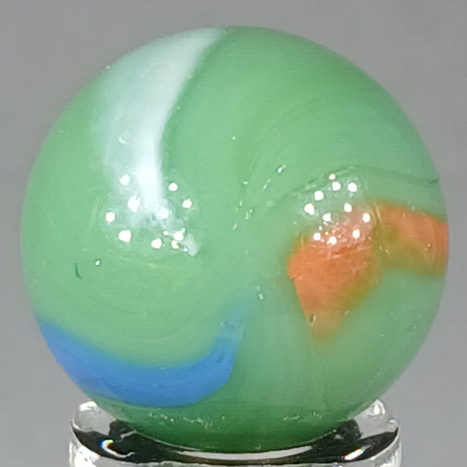 Vintage Imported Patch And Ribbon Marble .61 Inches Near-Mint Condition