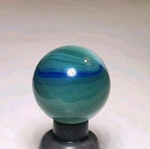 AKRO AGATE CO. ‘Patch’ .58″ Vintage Marble