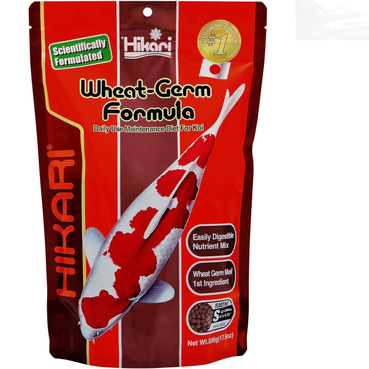 Hiker Wheat Germ Fish Food 17.6 oz Mini – For Healthy & Thriving Aquatic Pets