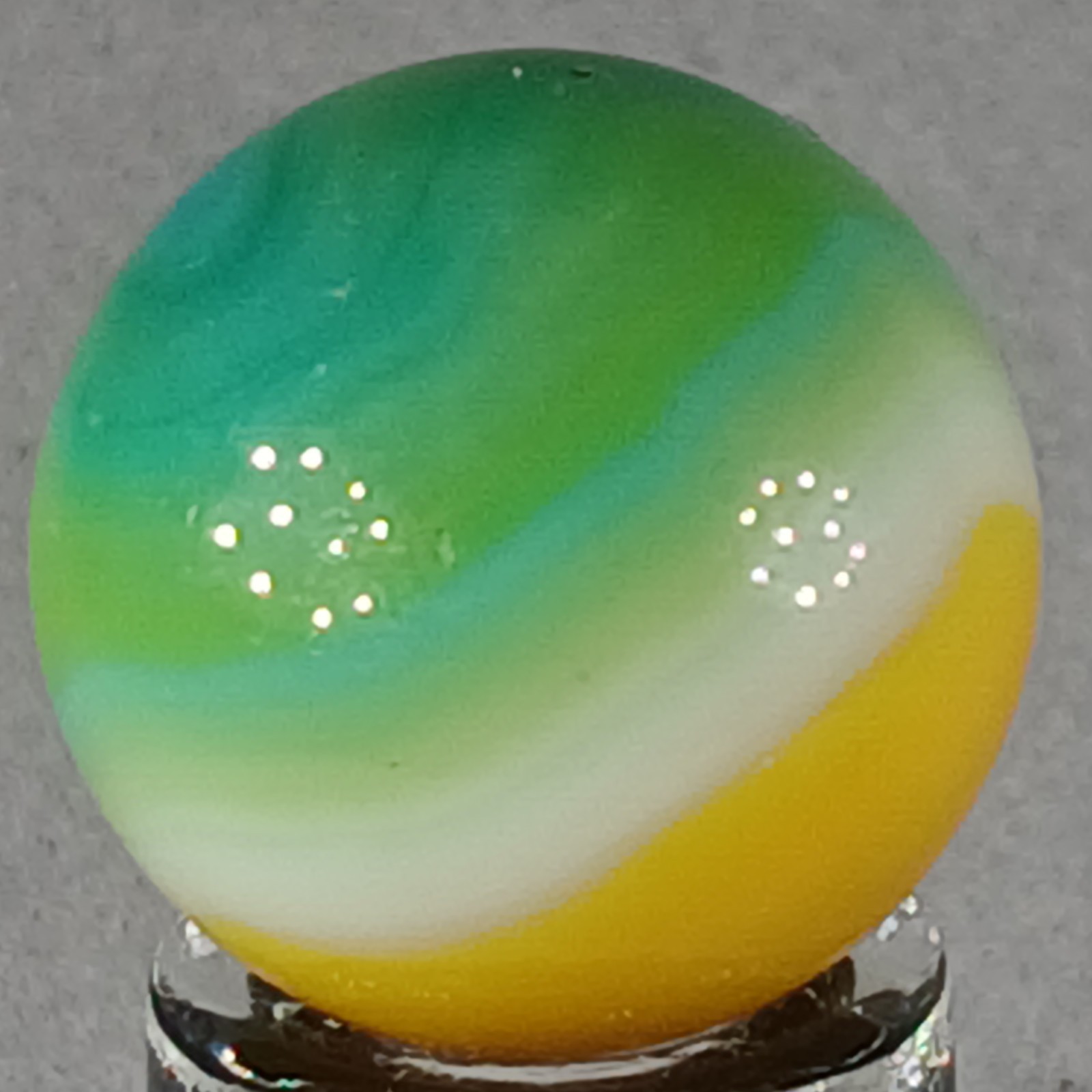 Vintage Vitro Patch Marble .61 Inches Near-Mint Condition Combined Shipping