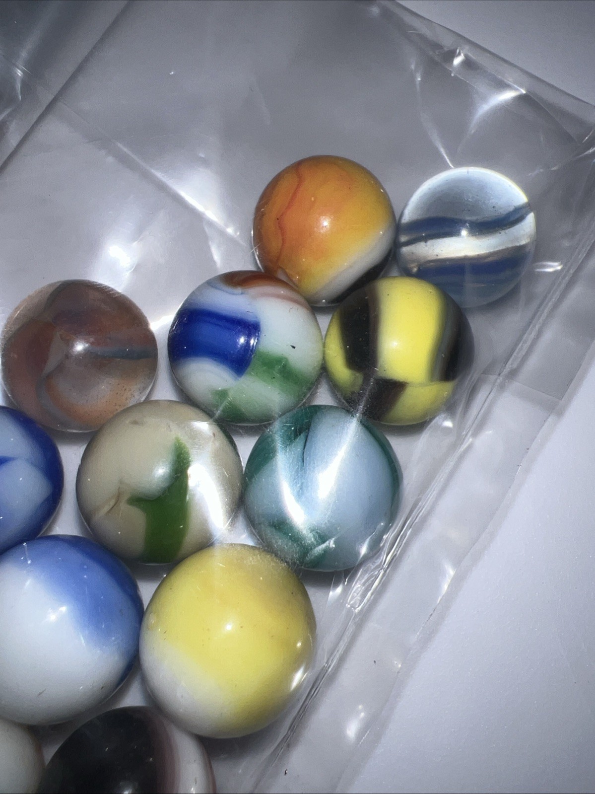 15 Super Nice Old Vintage Marbles, 13.5mm (+r-) Collectibles