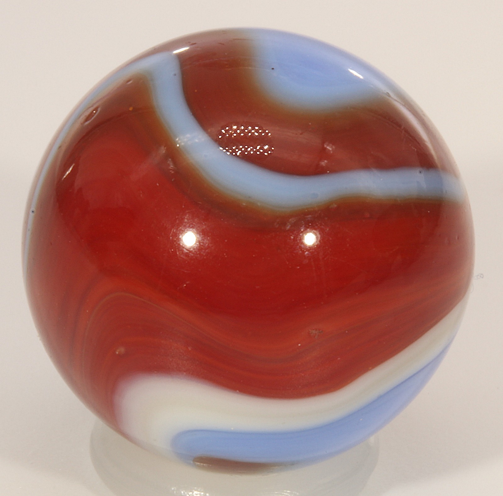 Akro Agate Patriot Corkscrew Special 3/4″- Mint