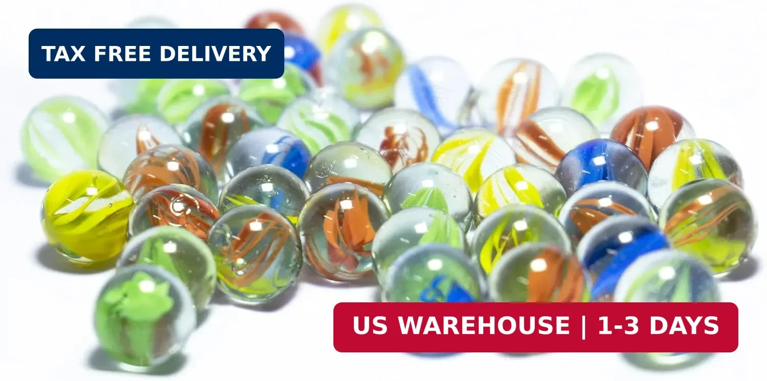ARSUK Glass Marbles Cats Eye Color Assorted Decorative Vase Filler Marbles for B